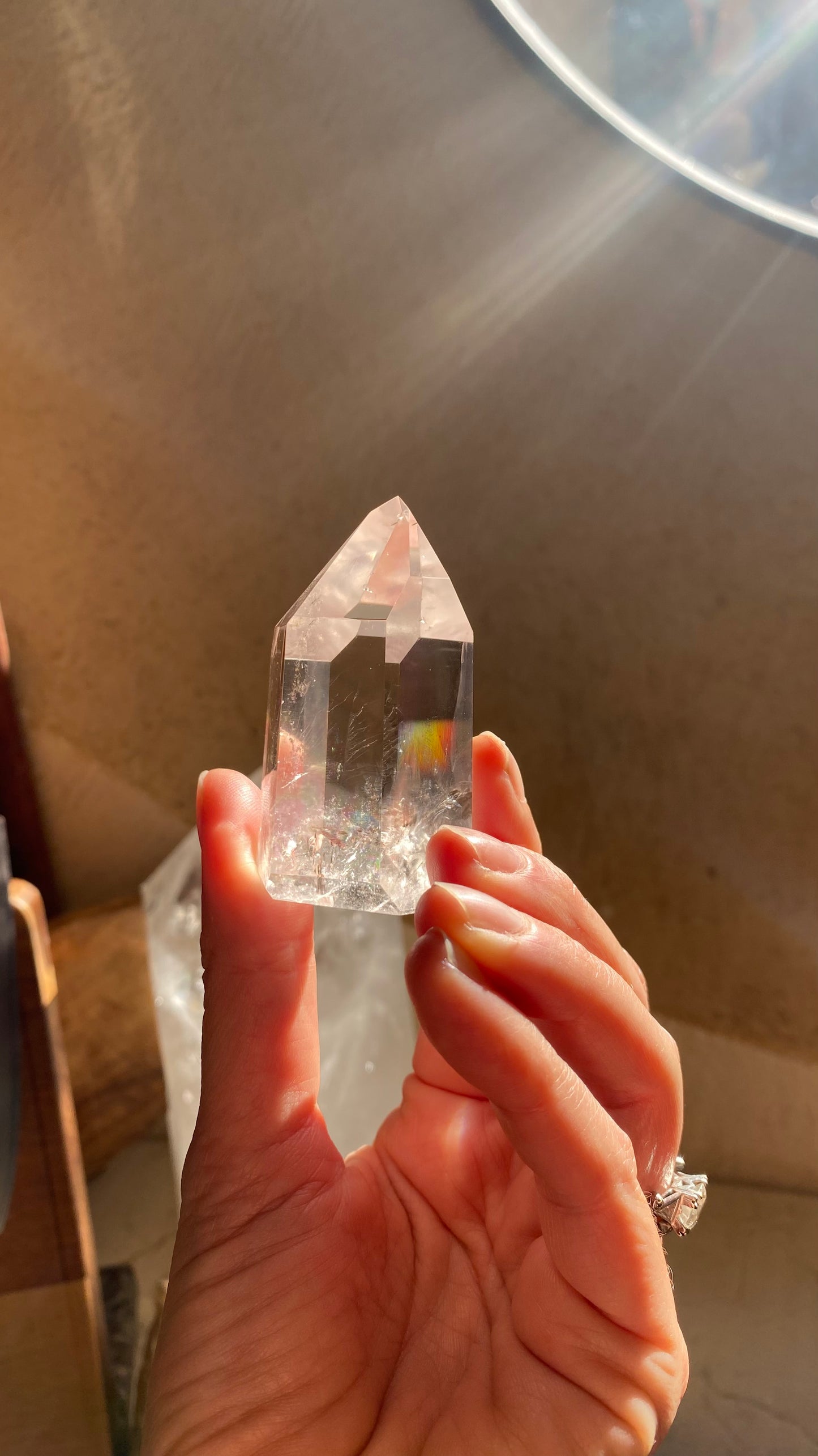 Rainbow Quartz Crystal