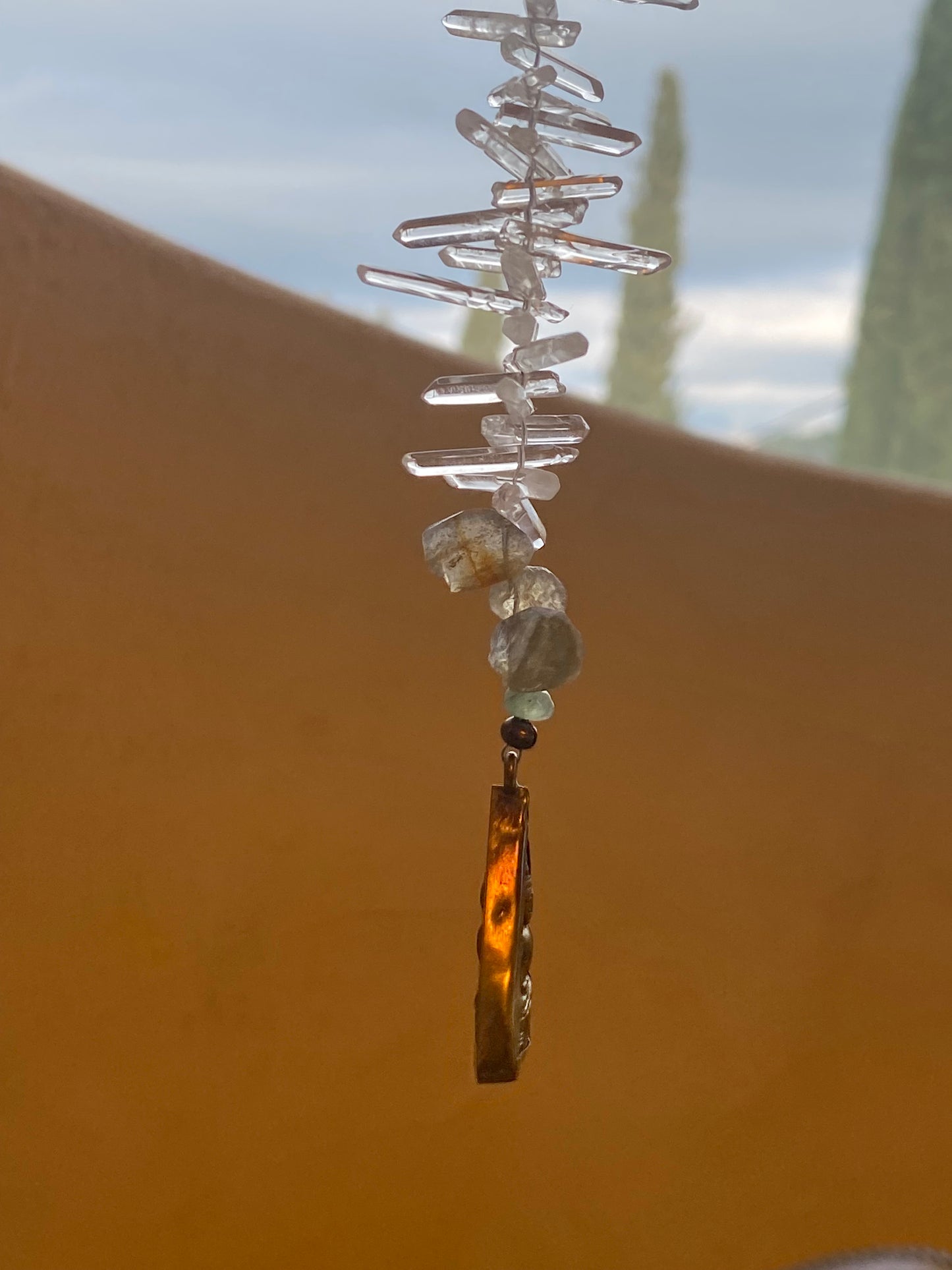 Aventurine Buddha Sun Catcher