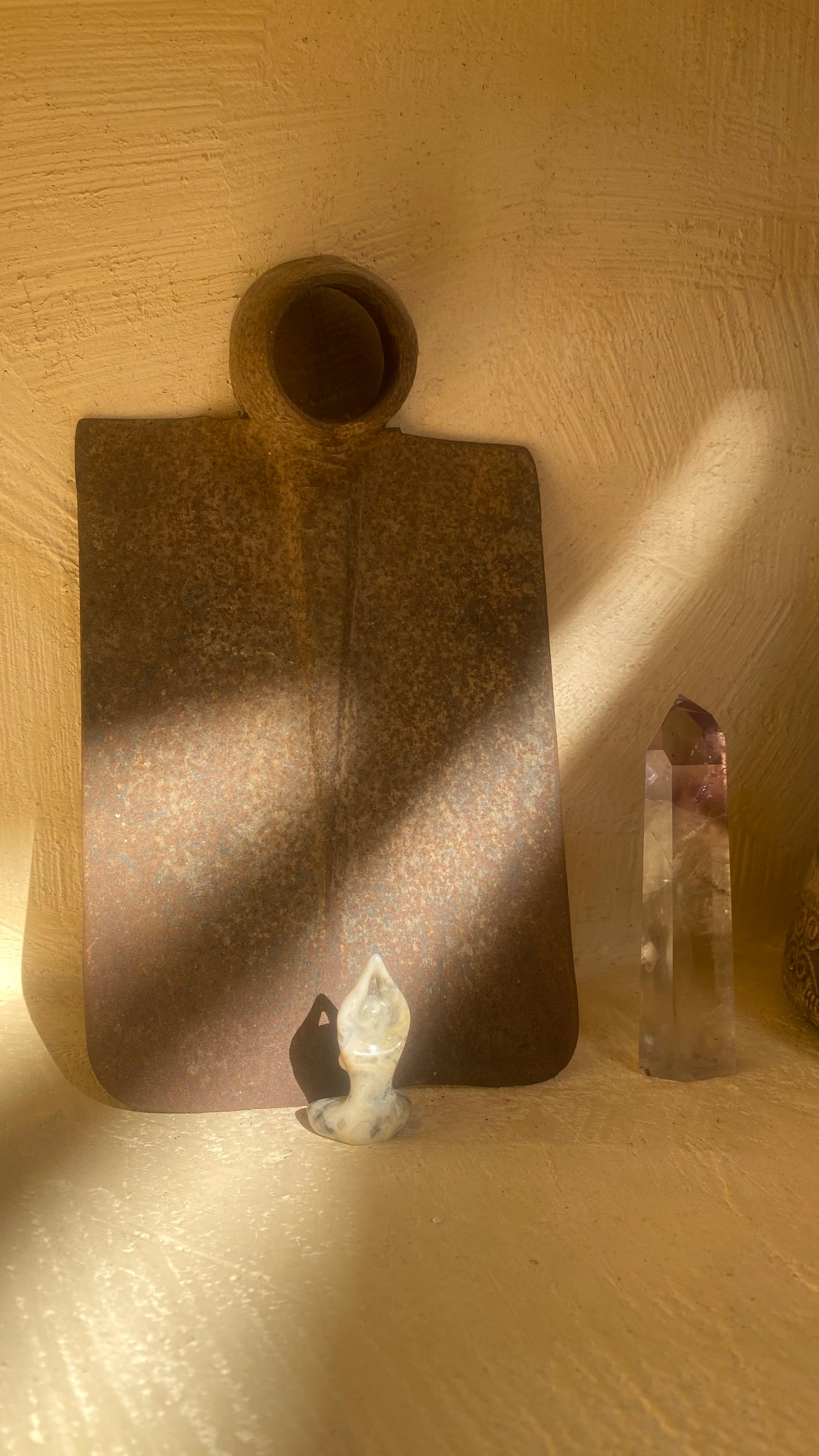 Yogi Goddess| Hand Carved Agate Goddess | Natural Gemstone | Yoga Figurine