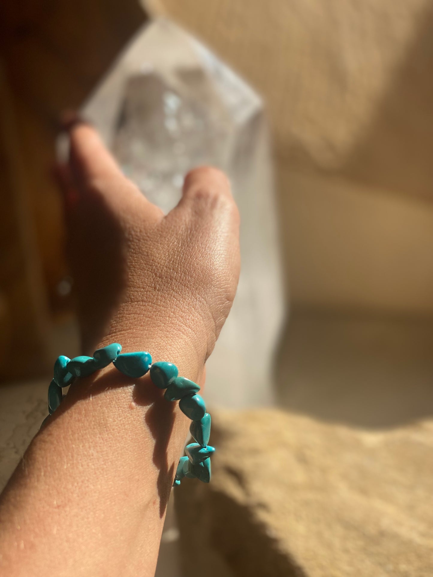 Turquoise Bracelet Small Rock