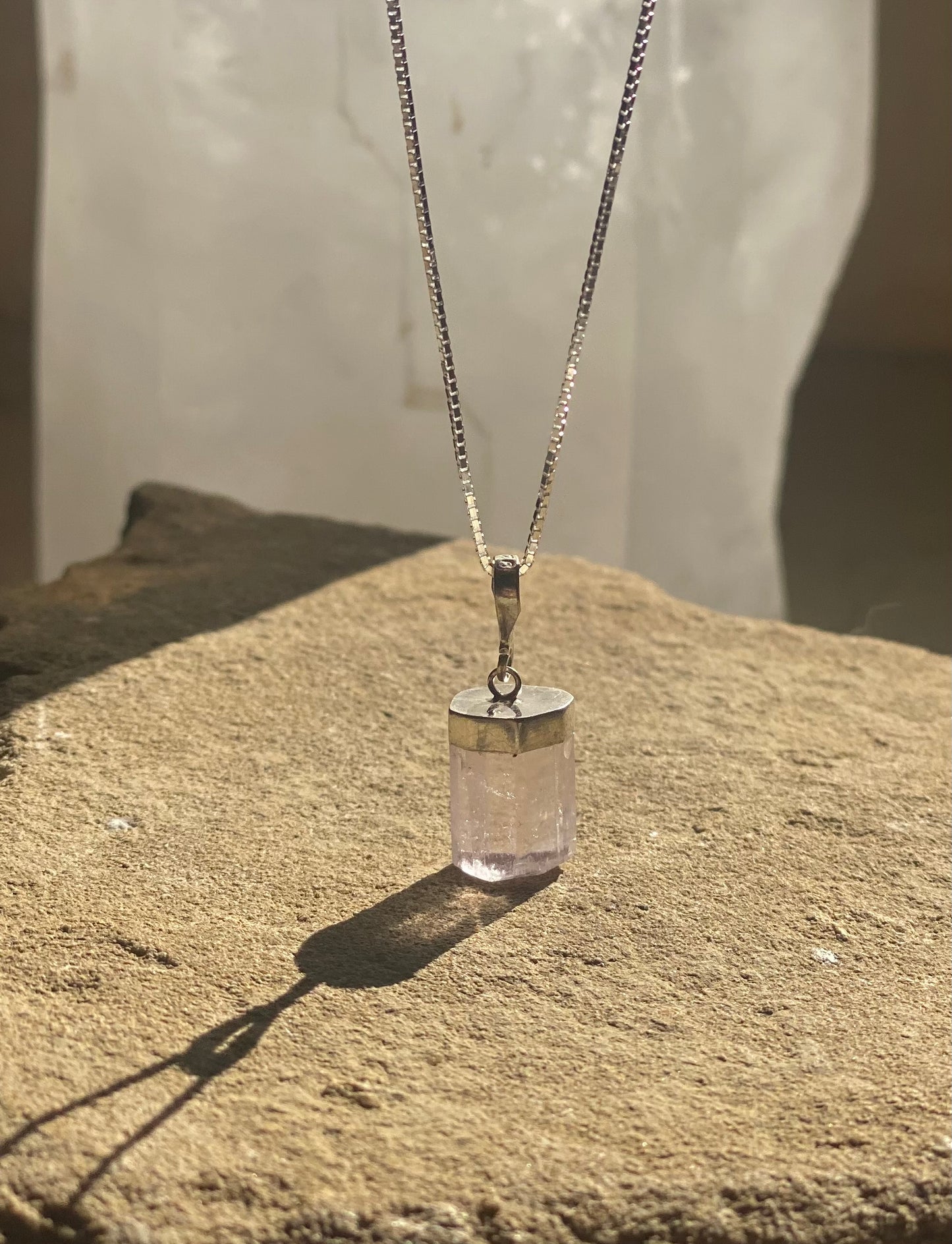 Kunzite Pendant