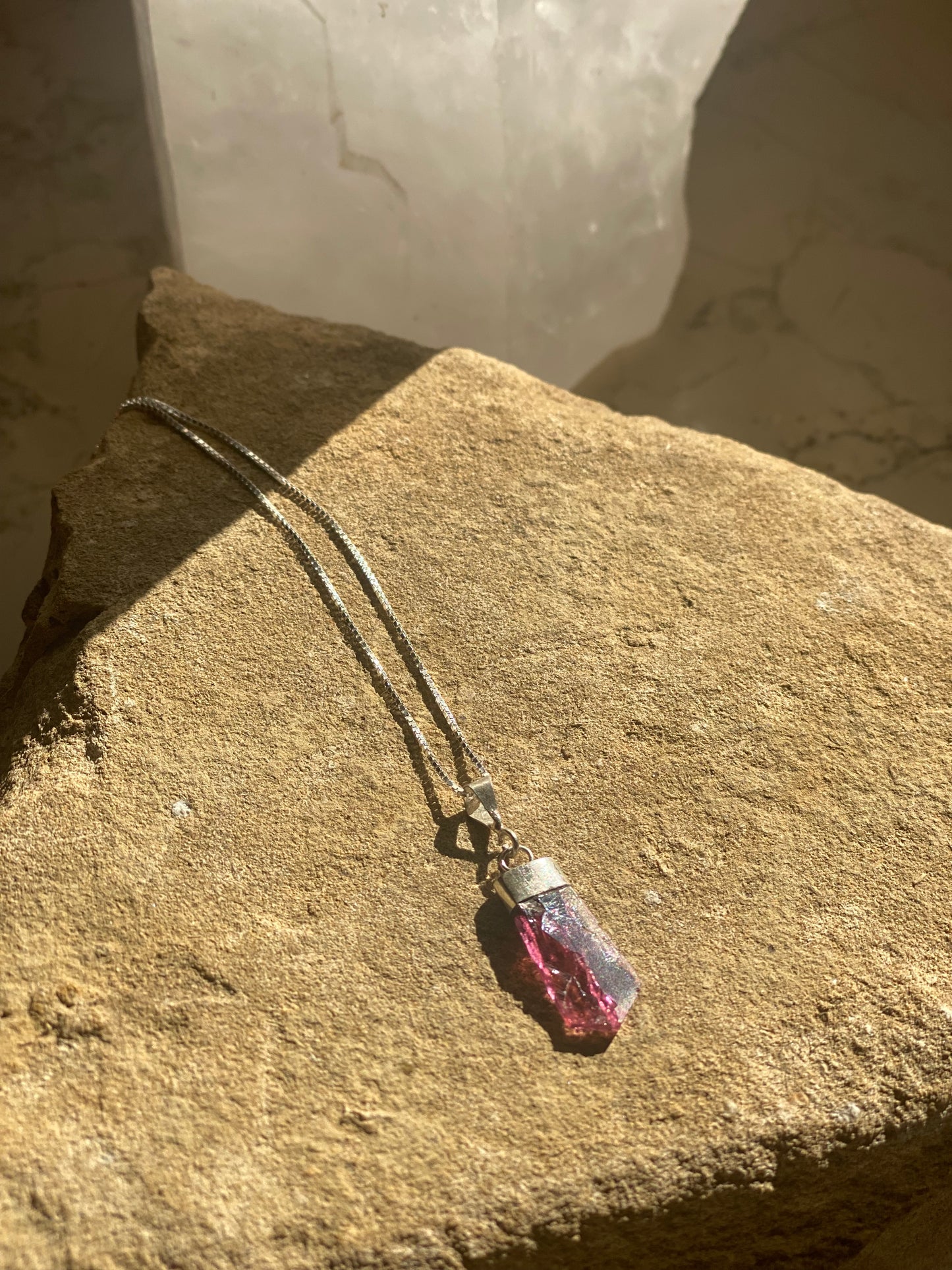 Watermelon Tourmaline Pendant