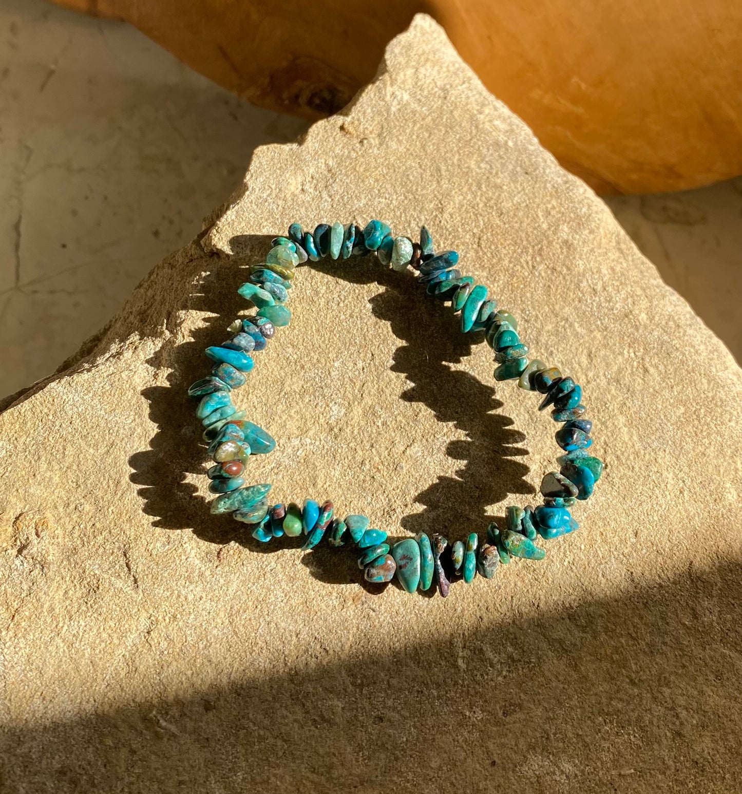 Simple Chrysocolla Bracelet