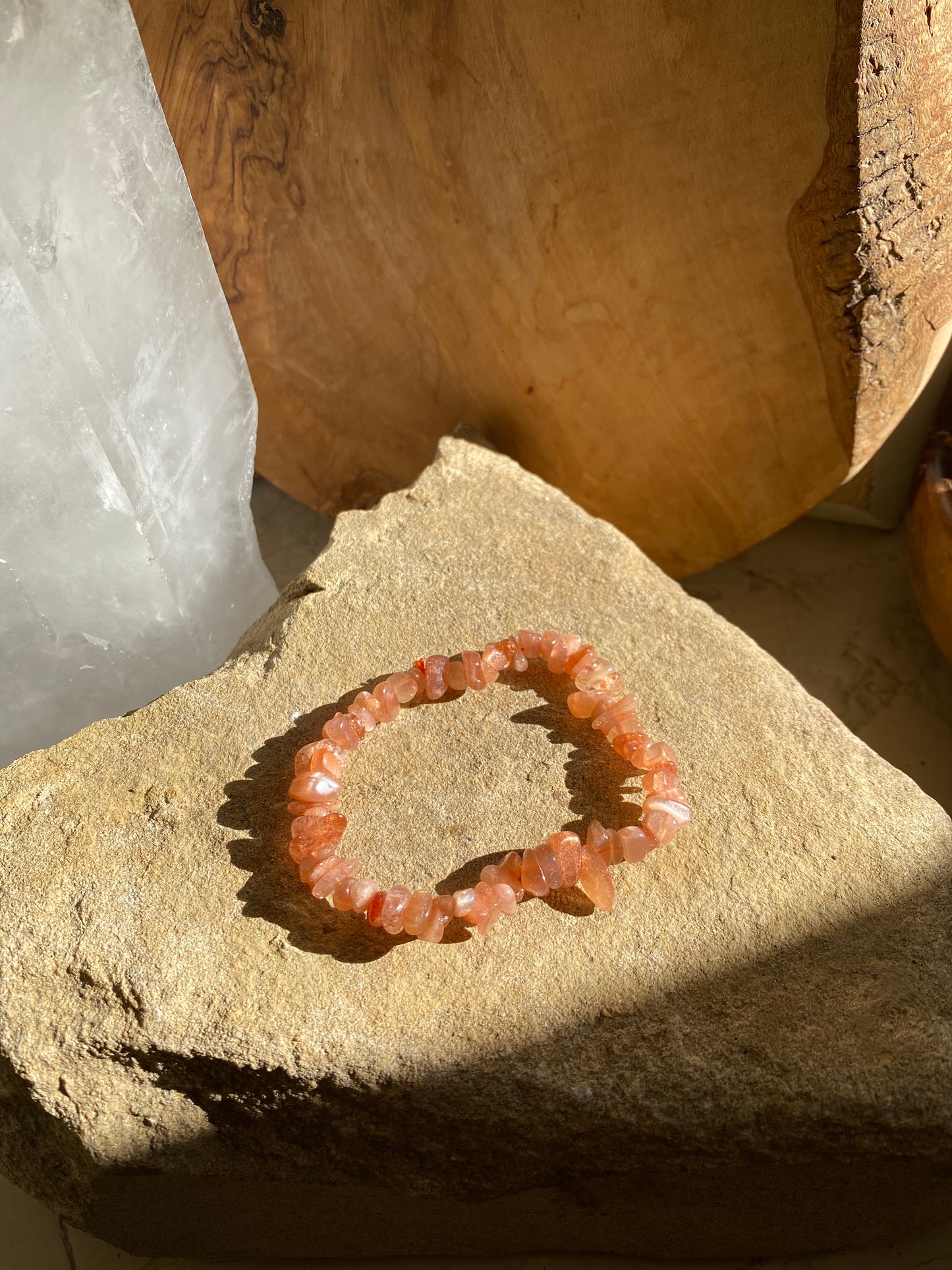 Simple Sunstone Bracelet