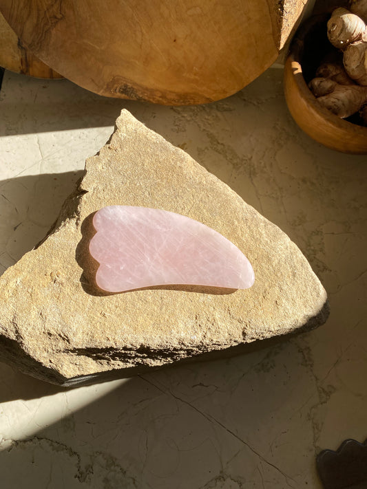 Quartz Rose Gua Sha