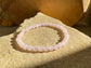 Bracelet simple en quartz rose