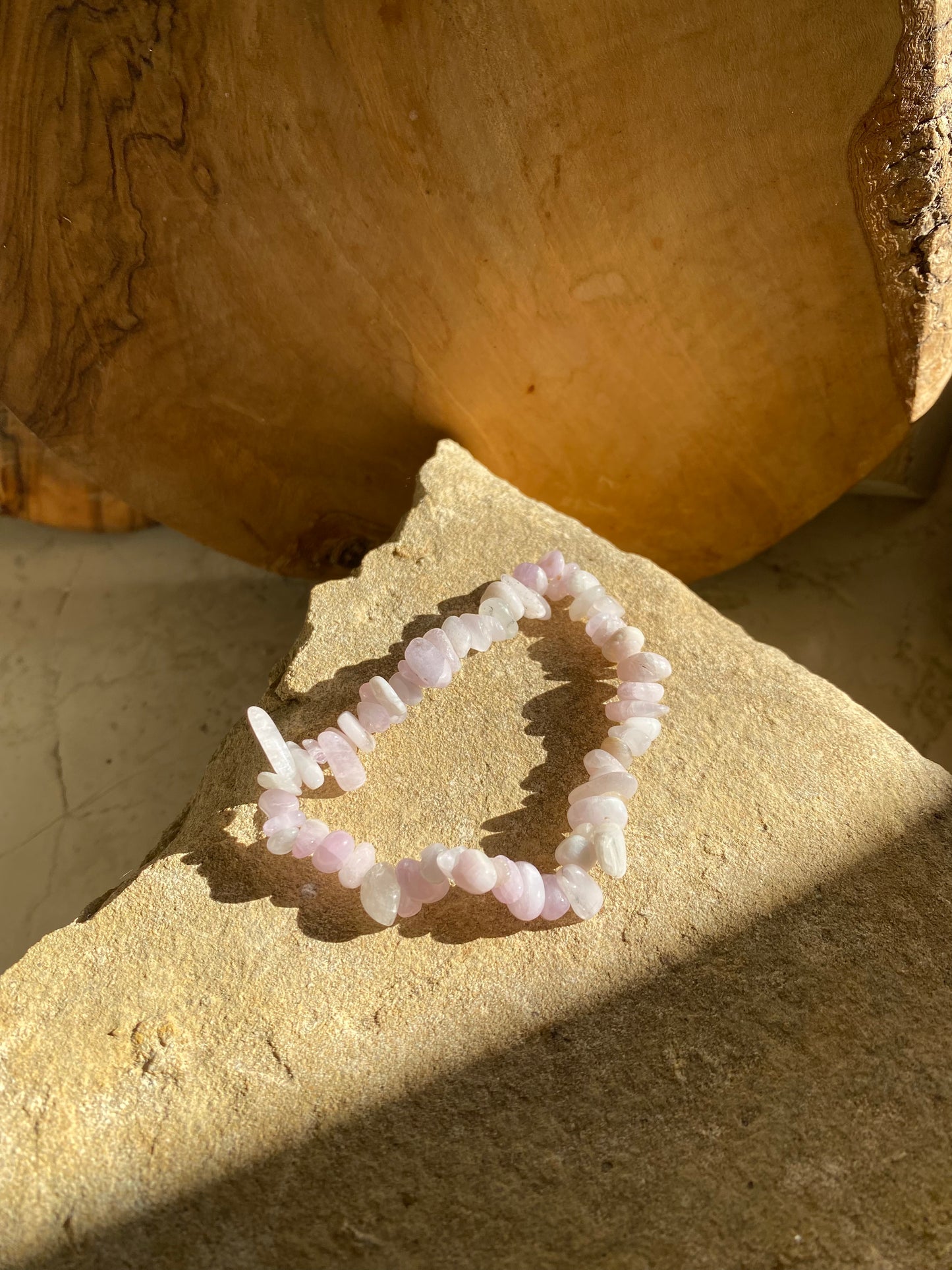 Bracelet Kunzite simple