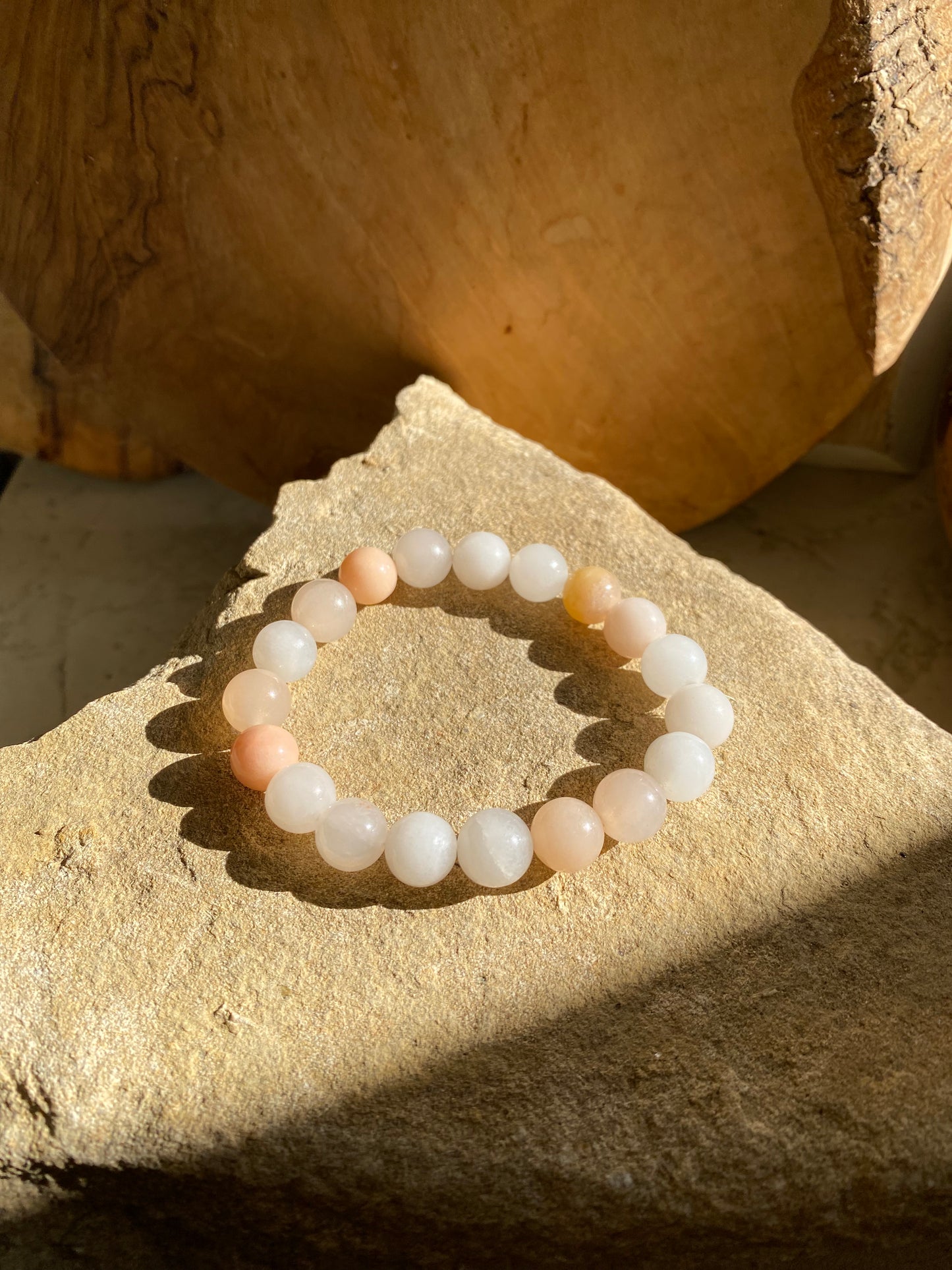 Simple Moonstone Bracelet