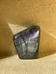 Labradorite violette polie