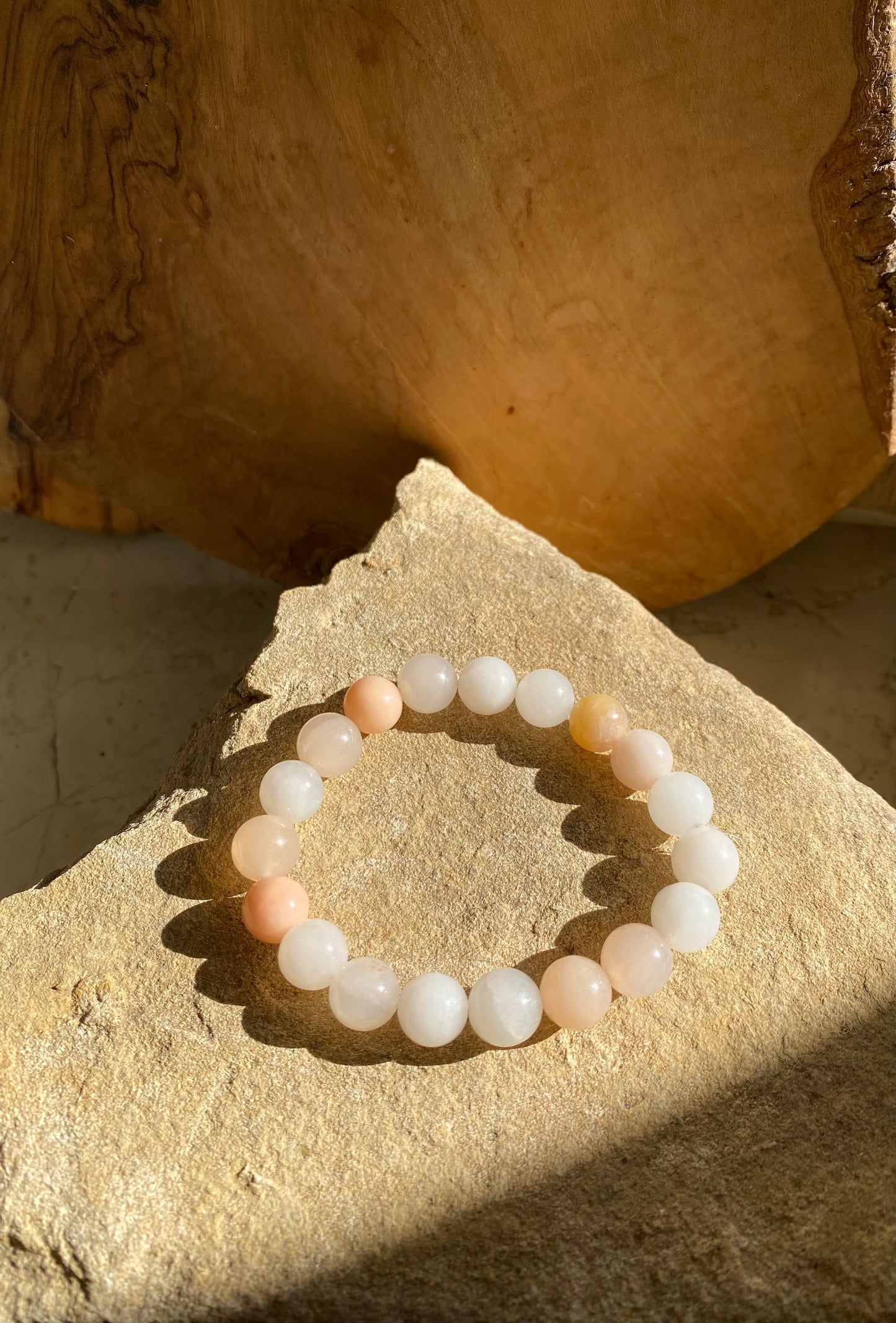 Simple Moonstone Bracelet