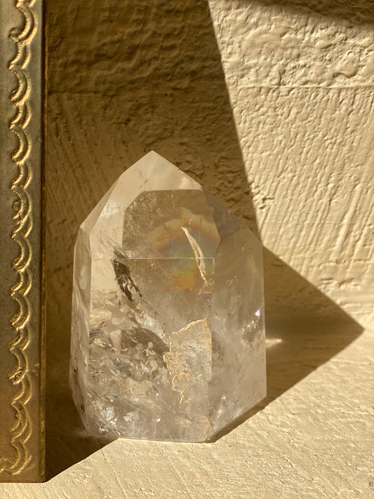 Quartz Crystal Polished Point
