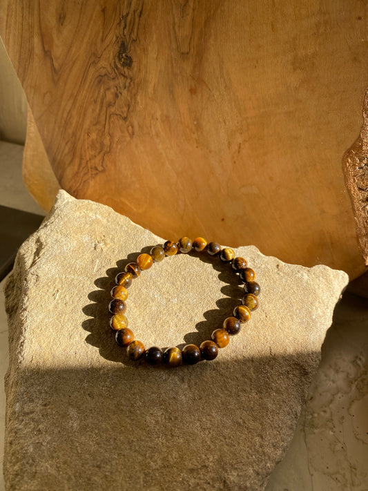 Simple Tigers Eye Bracelet