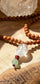 Wood, Quartz and Jade Mala Necklace