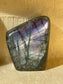 Labradorite violette polie