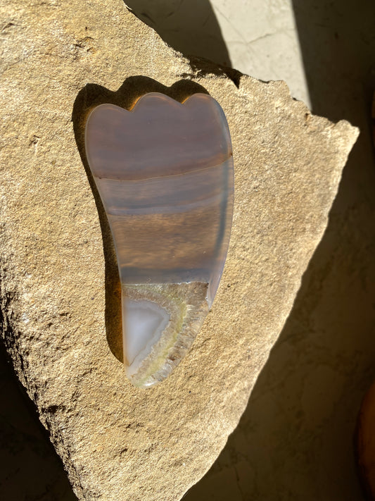 Agate & Quartz Gua Sha