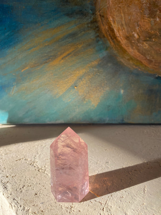 Small Rose Quartz Point